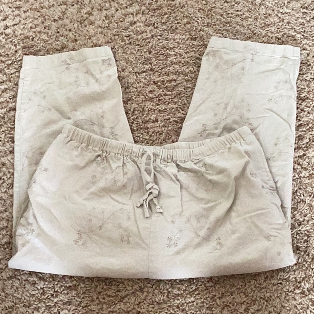 Linen-blend Capri Pants - 1x
